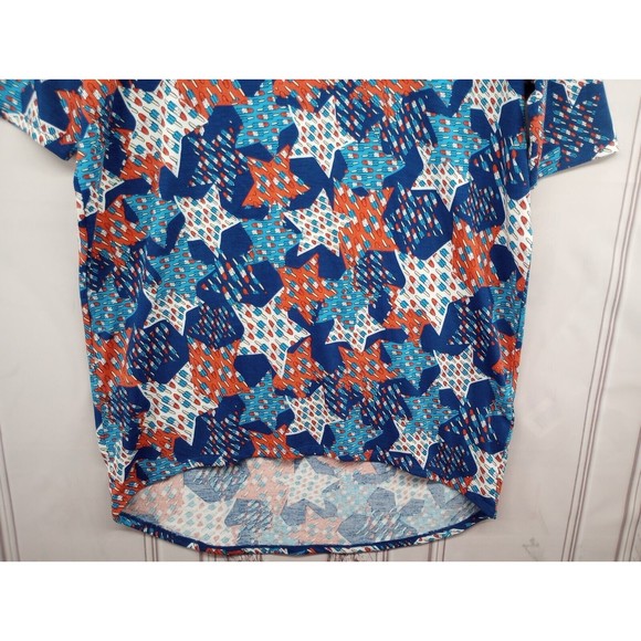 NWOT LuLaRoe Tunic Top Fireworks Popsicles Stars Patriot Summer 4th Of July SZXS - Picture 4 of 16